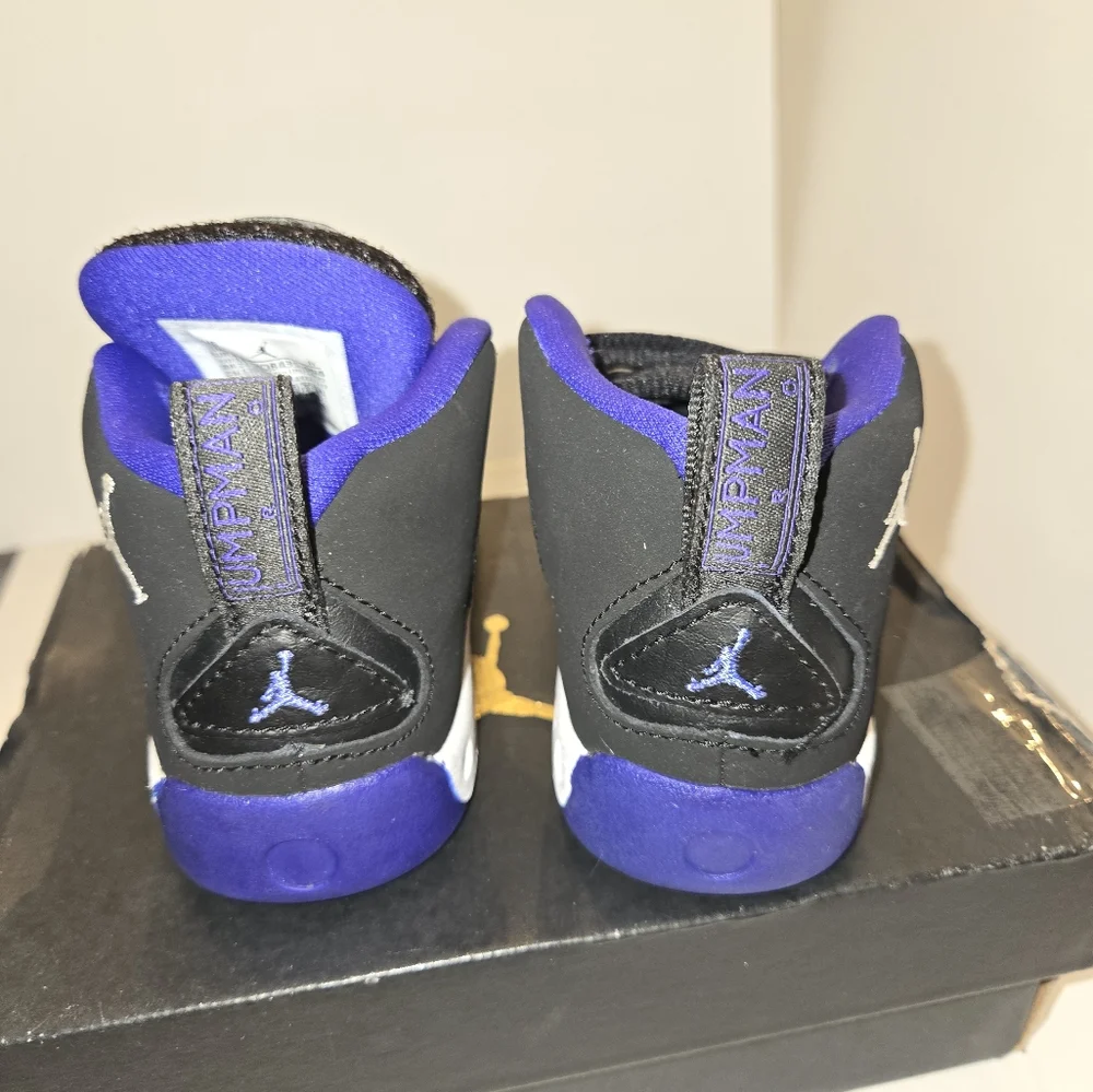 Jordan Jumpman Pro TD 6C Black and Purple Sneakers